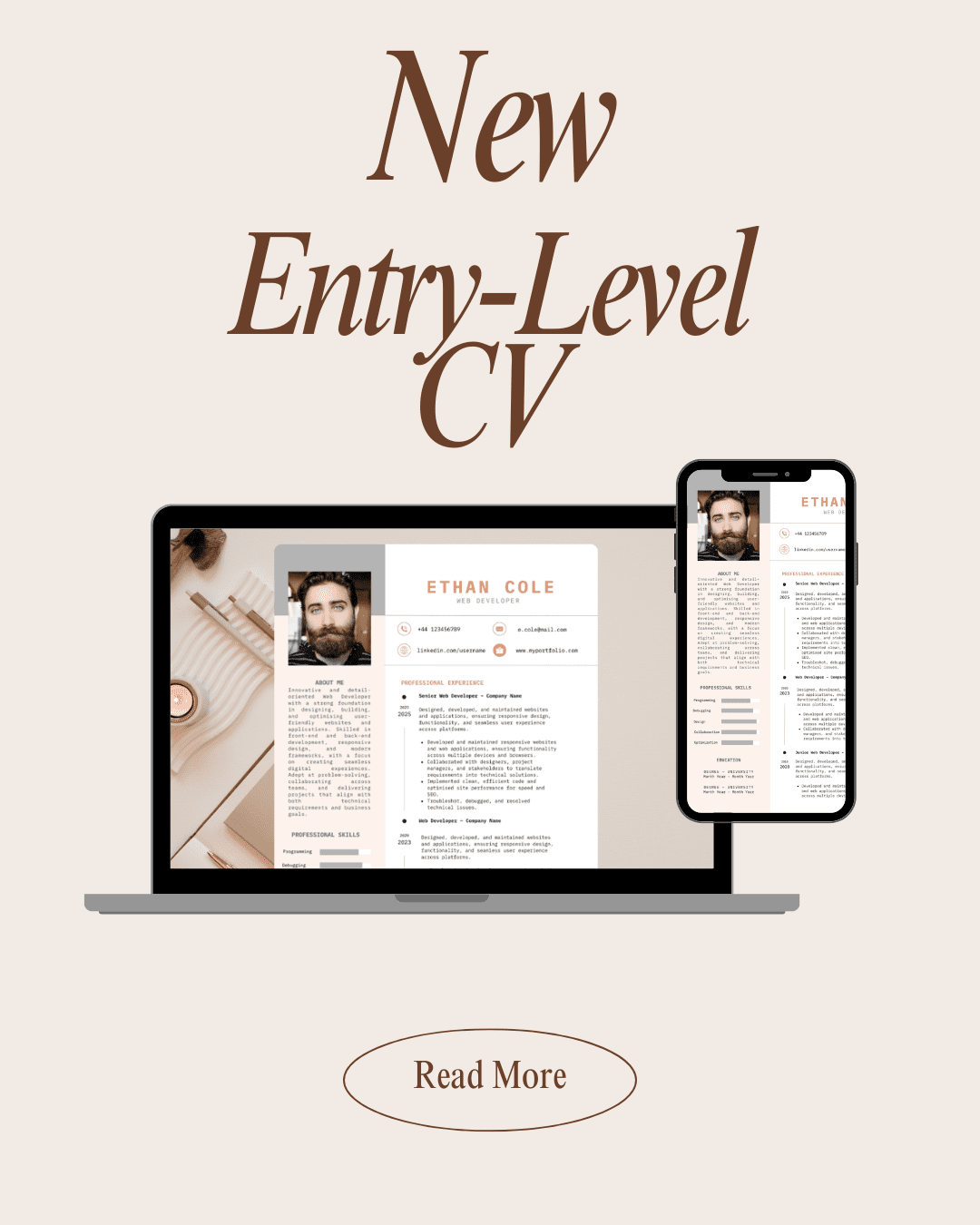 ATS-Friendly Entry-Level CV for young professionals
