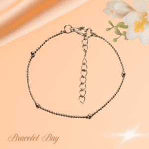 Delicate Gold Tone Bracelet with Tiny Bead Accents – Adjustable 18–23 cm Lightweight Jewellery
